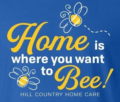 Hill Country Home Care team in branded shirts